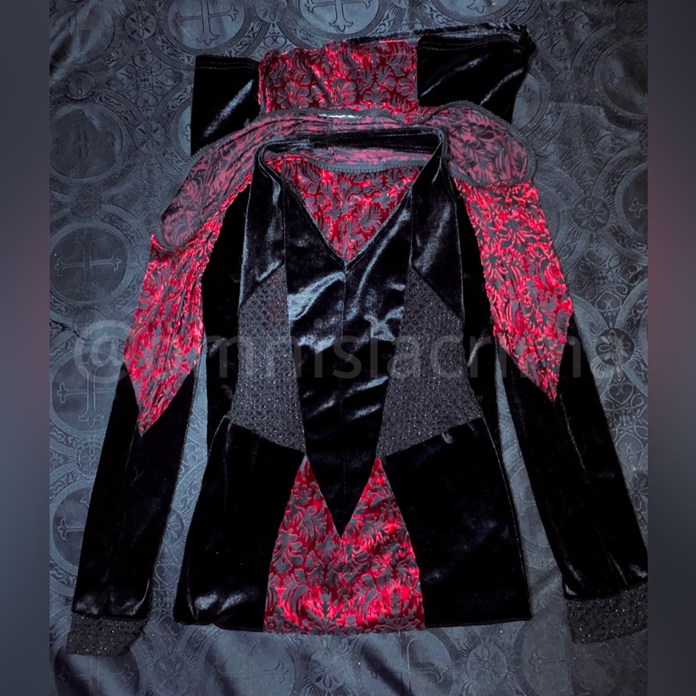 RARE 2001 Lip Service Kiss This Fist Maxi Dress w/ Shrug
